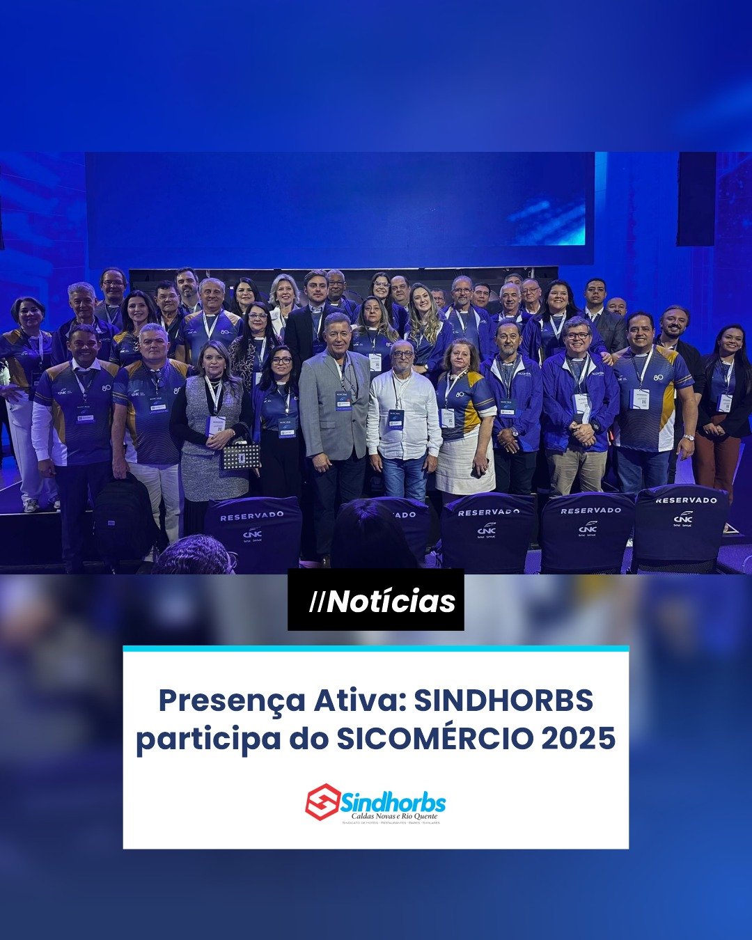 SINDHORBS MARCA PRESENÇA NO SICOMÉRCIO 🇧🇷